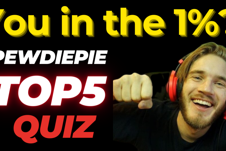 Are You in the 1%? PewDiePie Quiz Top 5 🤫🕹️