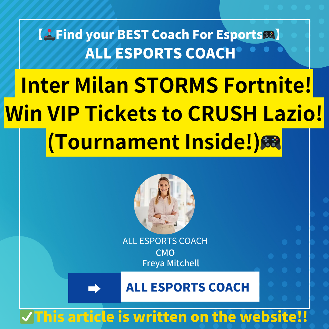 Inter Milan STORMS Fortnite! Win VIP Tickets to CRUSH Lazio! (Tournament Inside!)